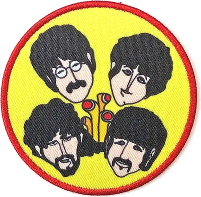 Produktbild von The Beatles Yellow Submarine Periscopes & Heads Aufnäher zum Aufnähen