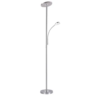 Produktbild von HANS Leuchten Direkt Stehleuchte, stahl 1xLED 22W 3000K, 1xLED 4W 3000 Innenleuchte, IP20