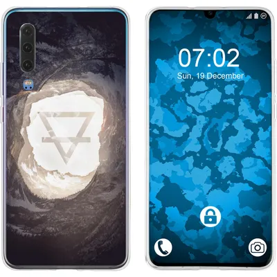 Produktbild von PhoneNatic Case kompatibel mit Huawei P30 Silikon-Hülle Element Erde M2