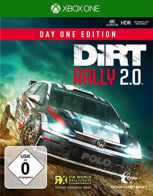 Produktbild von Codemasters DiRT Rally 2.0 - Day One, Xbox One, Multiplayer-Modus, RP (Rating Pending), Physische Medien