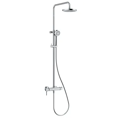 Produktbild von KLUDI LOGO Einhandmischer Dual Shower System, Kalkschnellreinigung, chrom, 6808505-00