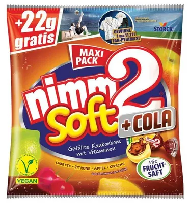 Produktbild von nimm2 Soft + Cola 345g + 22g gratis