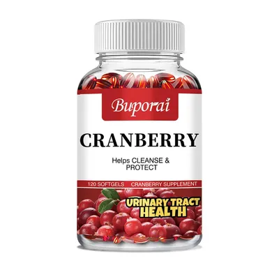 Image de Canneberge 500 mg (120 capsules), complément alimentaire, voies urinaires, vessie, reins, détoxification et nettoyage