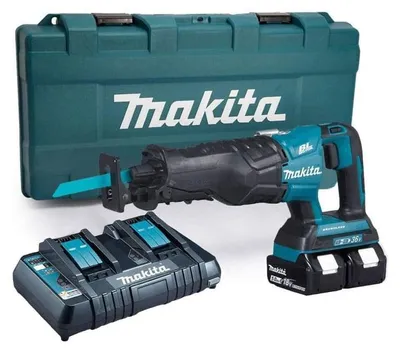 Produktbild von Makita DJR360PT2, Bürstenlos, Schwarz, Blau, 3,2 cm, 25,5 cm, 13 cm, 96 dB