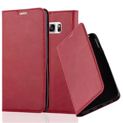 Obrázek produktu pro Cadorabo Case for Samsung Galaxy NOTE 5 Protective Cover in Red Pouzdro na mobilní telefon s magnetickým zavíráním