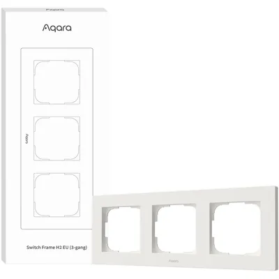 Image de Cadre de commutateur Aqara H2 (3 postes), blanc
