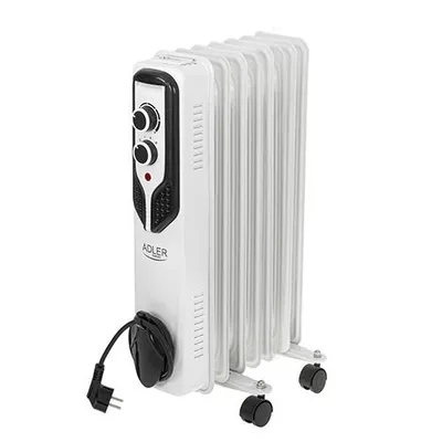 Produktbild von JUNG Ölradiator elektrische Heizung mobile Elektroheizung Heizlüfter Energiesparend, 2500 W, Elektro Heizgerät für Wohnzimmer