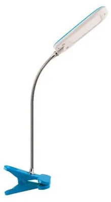 Image de STRUHM Lampe de bureau DORI 6W bleue à clip