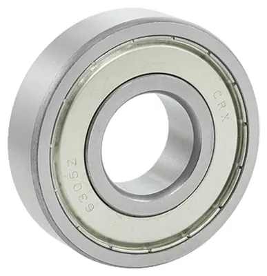 Rillenkugellager 6305Z, 25x62x17 mm, Metall, Silber