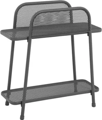 Immagine prodotto di MWH Balcony Shelfo small Scaffale piccolo - Materiale: metallo, colore: grigio ferro, dimensioni: 55 cm x 27 cm x 70 cm; 879915