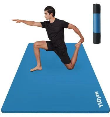 Produktbild von Yogamatte 195x90x1,0 cm, blau, rutschfest, für Heimgebrauch