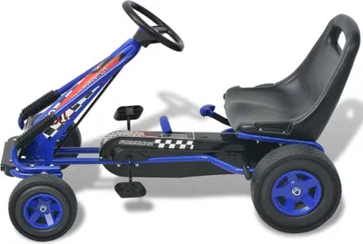 Immagine prodotto di vidaXL Go-kart a pedali con sedile regolabile Blu