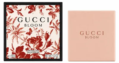 Produktbild von Gucci Bloom, Hände, Barseife, Reinigend, Rose, Quadratisch, SODIUM PALMATE, SODIUM PALM KERNELATE, AQUA/WATER/EAU, PARFUM/FRAGRANCE, GLYCERIN, PALM KERNEL...