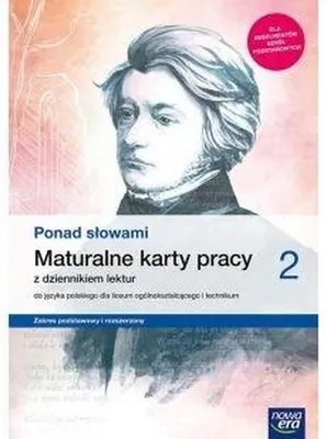 Immagine prodotto di WSiP Ponad słowami 2. Maturalne karty pracy z dziennikiem lektur. Zakres podstawowy i rozszerzony. Reforma 2019, Edukacyjny, Polski, 192 stron(y)