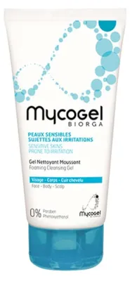 Immagine prodotto di Gel detergente, Biorga, Mycogel, azione antimicotica per pelli irritate, 150 ml
