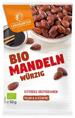 Immagine prodotto di Mandorle speziate biologiche 50 g