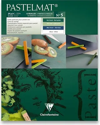 Obrázok produktu pre Clairefontaine 3329680961140, Umelecký papier, 360 g/m², 12 listy