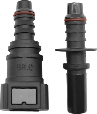 Image de Adaptateur pour conduite de carburant avec raccord en nylon, accessoires ID8, 2 pièces
