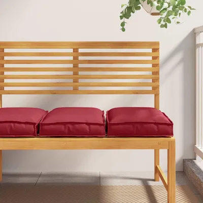 Produktbild von PUEAZU Kissen 2 stk. Oxford-Stoff Weinrot 40 x 40 x 8 cm - Gartenmöbelauflagen &15117