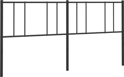 Produktbild von vidaXL Ersatz-Kopfteil Metall Schwarz 180 cm