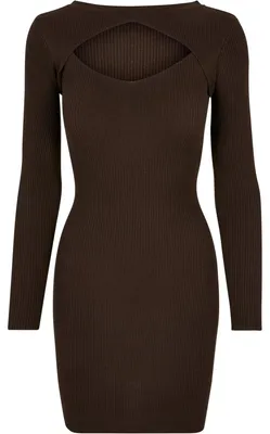 Image de Urban Classics - Robe à encolure pour femmes TN133 (XL) (marron)