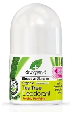 Productafbeelding van Dr Organic Tea Tree Deodorant Roll-on (50 ml)