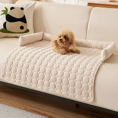Immagine prodotto di Cuccia per cani 75 cm universale beige antiscivolo