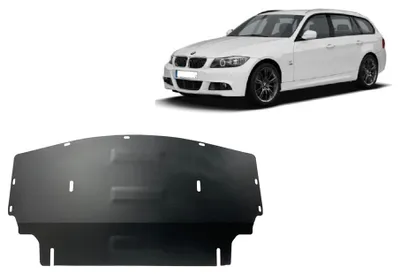 Immagine prodotto di Protezione paraurti posteriore in acciaio per BMW Serie 3 - E90 - XDrive - dal 2004 al 2013