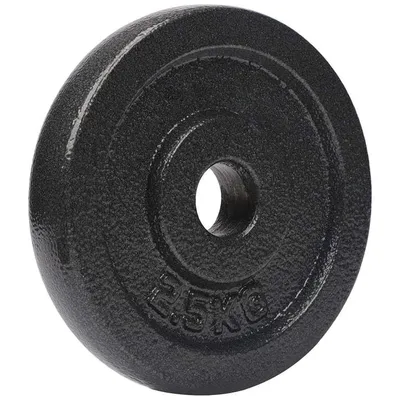 Produktbild von #DoYourFitness Żeliwne obciążniki - 2,5 kg - Otwór 28/29 mm - Szary