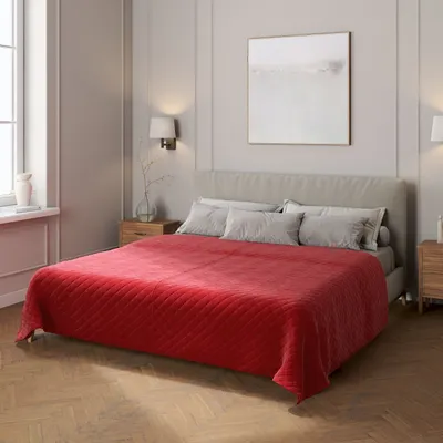 Produktbild von Velvet-Tagesdecke mit Rautensteppung