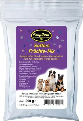 Produktbild von FangGold Softies Früchte-Mix "vegetarisch" 200 g