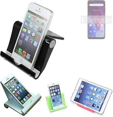 Produktbild von K-S-Trade Handy-Ständer kompatibel mit Cubot P60 faltbarer Tischständer Smartphone Tablet Halterung Reise