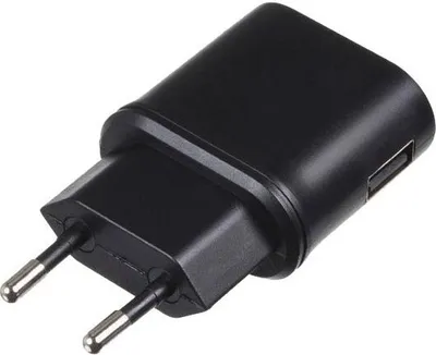 Productafbeelding van Myway USB-reislader, 2.1A, zwart. Kleur: zwart. Eén maat