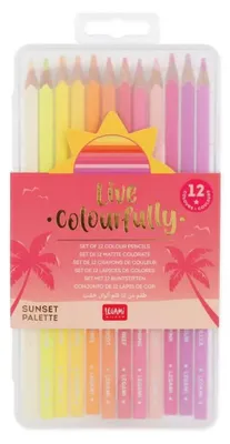 Immagine prodotto di Matite colorate Legami 12 pezzi - Vivere coloratamente megenta