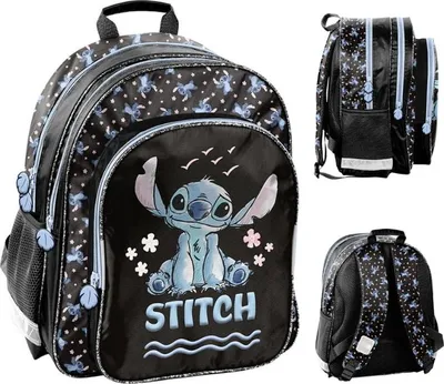 Produktbild von PASO Schulrucksack für Mädchen Stitch Schwarz