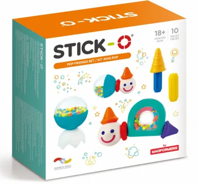 Produktbild von DANTE Stick-O-Freunde mit Rasseln 10el 902008 Magformers P16