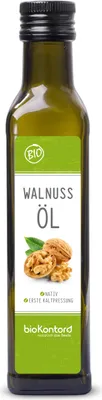 Produktbild von Walnussöl kaltgepresst 250 ml I nativ - 1. Kaltpressung I 100% natürlich von bioKontor