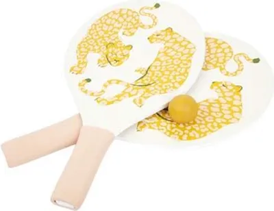 Produktbild von SUNNYLIFE Beachball Schläger Set Leoparden into the wild 39 x 20 x 1,5 cm