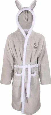 Image de Bambi - Robe de chambre homme/femme unie HE1313 (L, XL) (Gris)