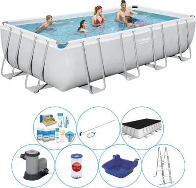 Zdjęcie produktu dla Basen Combi Deal - Bestway Power Steel 549x274x122 cm Rechteckig