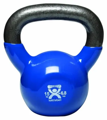 Produktbild von Cando® Kettlebell, Kugelhantel, 6,8 kg, blau