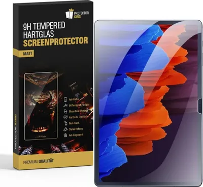 Produktbild von 2x 9H Panzerglas für Samsung Galaxy Tab S8 Displayschutz Schutzglas Matt ENTSPIEGELT ANTI-REFLEX Schutzfolie Hartglas Panzerfolie Displayglas Tempered Glasfolie Sicherheitsglas Echtglas