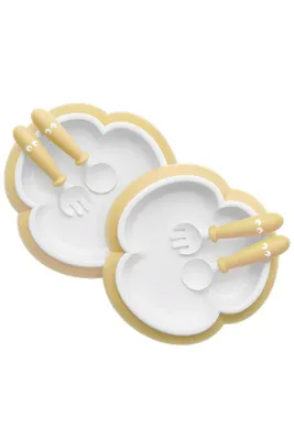 Produktbild von BabyBjörn 074066 SET 2*PLATE + 2*SPOON + 2*FORK Baby-Geschirr