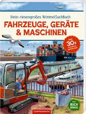 Immagine prodotto di Mein riesengroßes WimmelSuchBuch: Fahrzeuge, Geräte & Maschinen