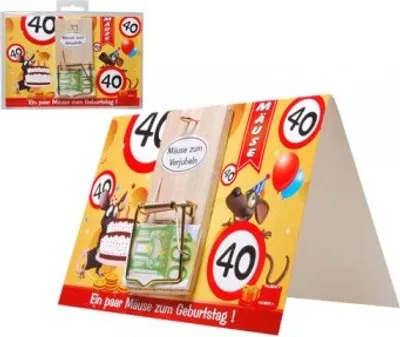 Produktbild von Deko Mausefalle auf Karte 40"