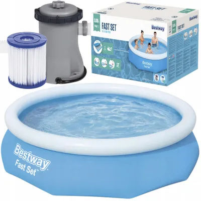 Produktbild von Bestway Fast Set Aufstellpool 305x76cm mit Filterpumpe