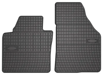 Zdjęcie produktu dla Dywaniki gumowe przednie do Volkswagen Caddy 2K FL 2010-2015 (minivan) – 2 szt., czarne, dopasowane – Wielganizator SolidPRO