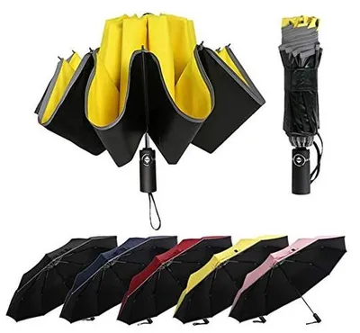 Image de Parapluie de golf de 47 pouces, ouverture automatique et résistant au vent
