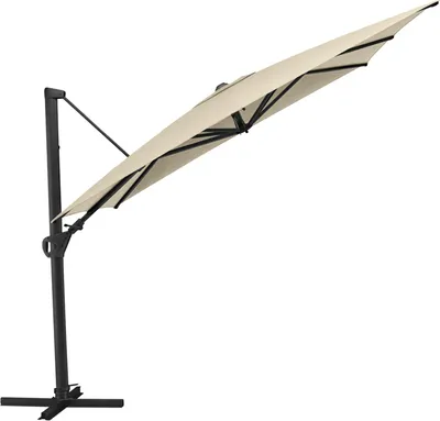 Produktbild von Kettler Easy Swing Ampelschirm inkl. Abdeckhaube und Schirmständer UPF 50+