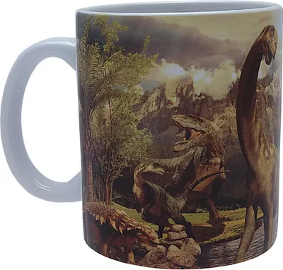 Produktbild von Kaffeebecher Dinosaurier, Kaffeetasse Tassen Teetassen Henkelbecher Tiere Dinos